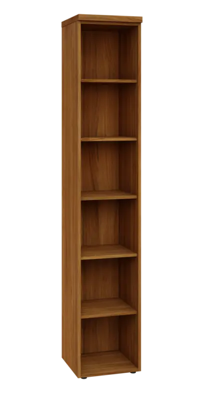 SIN 6 - 4N kancelářská skříň, nika, 2170x400x400, ořech světlý